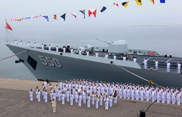 Chinese fleet departs for Sino-Russian drills