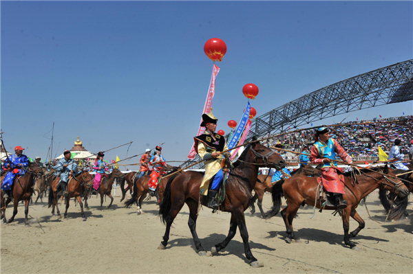 Naadam Festival trots into town for wild games
