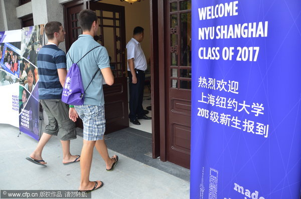 Global students start to arrive at NYU Shanghai