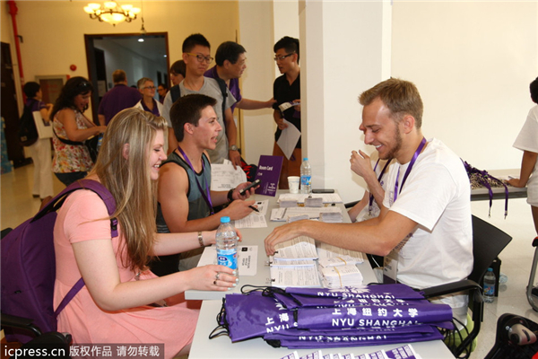 Global students start to arrive at NYU Shanghai