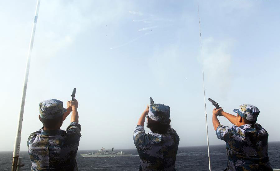 Chinese navy starts escort mission at Gulf of Aden