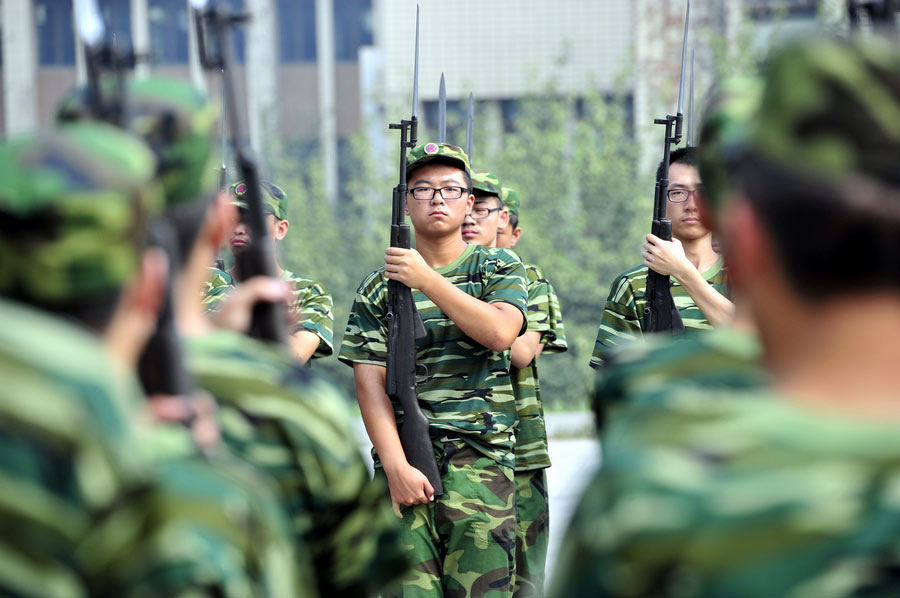 Students face new term and military training