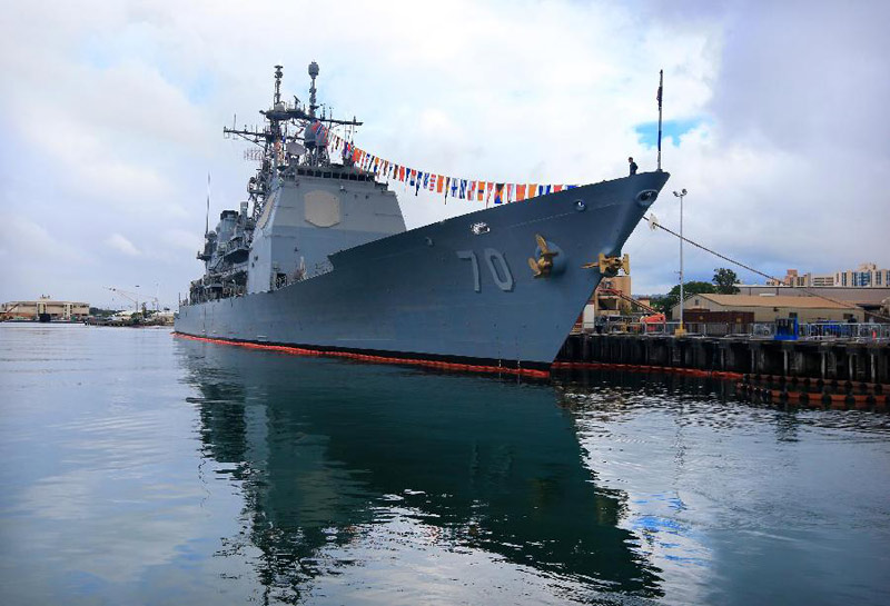 Chinese fleet visits Pearl Harbor in Hawaii
