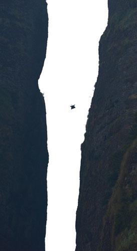 American batman soars through Chinese mountain