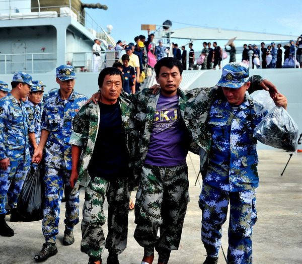 268 fishermen trapped by Typhoon Wutip saved
