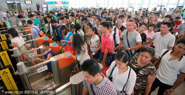 65 million holidaymakers take Chinese trains