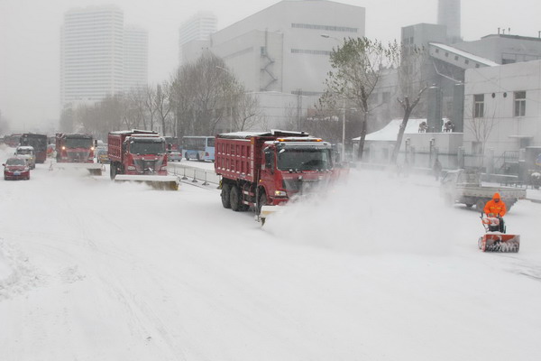 Heavy snow expected to continue in NE China