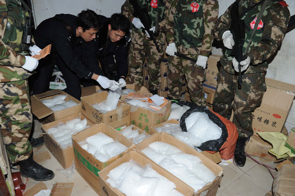 Major meth ring rooted out in Guangdong raid