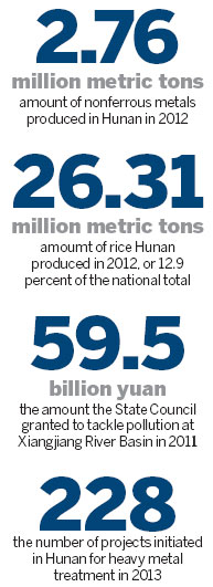 Hunan to revitalize contaminated land