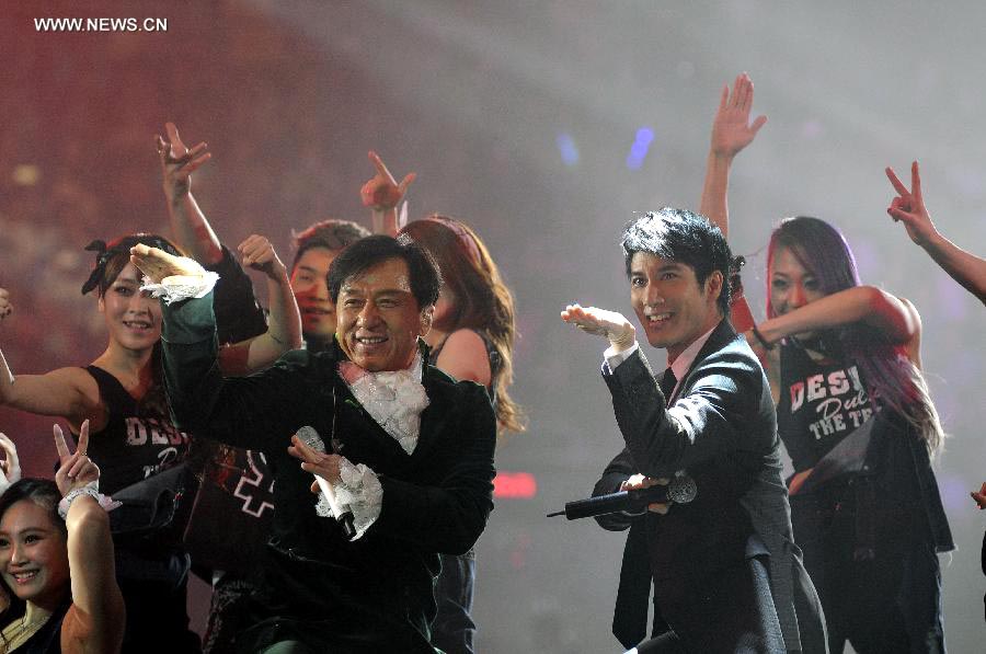 Jackie Chan holds charity concert marking 60th birthday