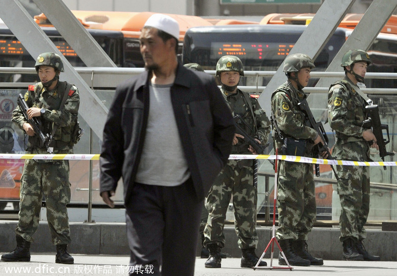 Terrorists in China prefer primitive weapons: report