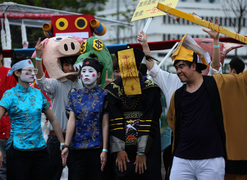 Red Bull Flugtag event in HK