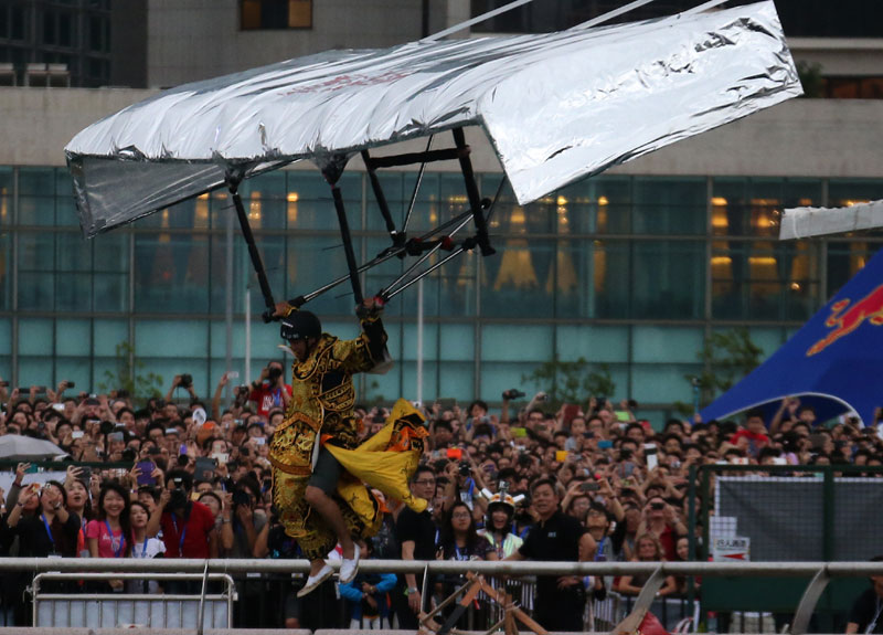 Red Bull Flugtag event in HK