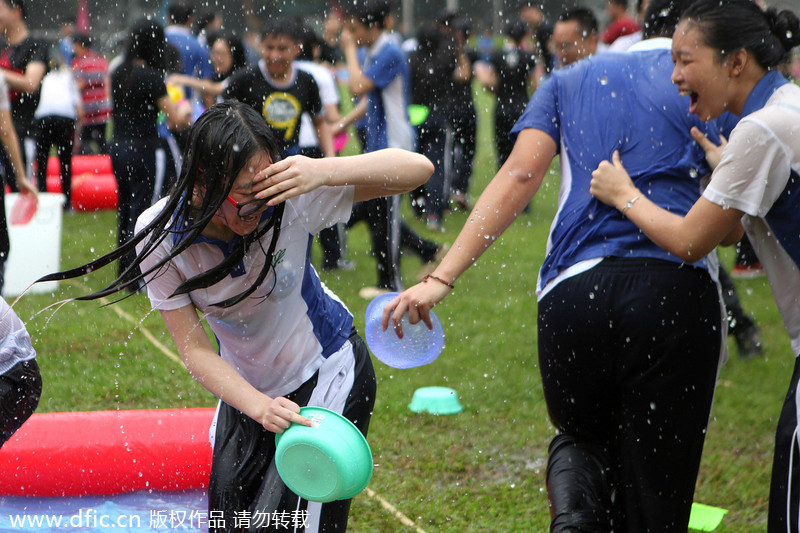 Students make a splash at grad ceremony in S Chin