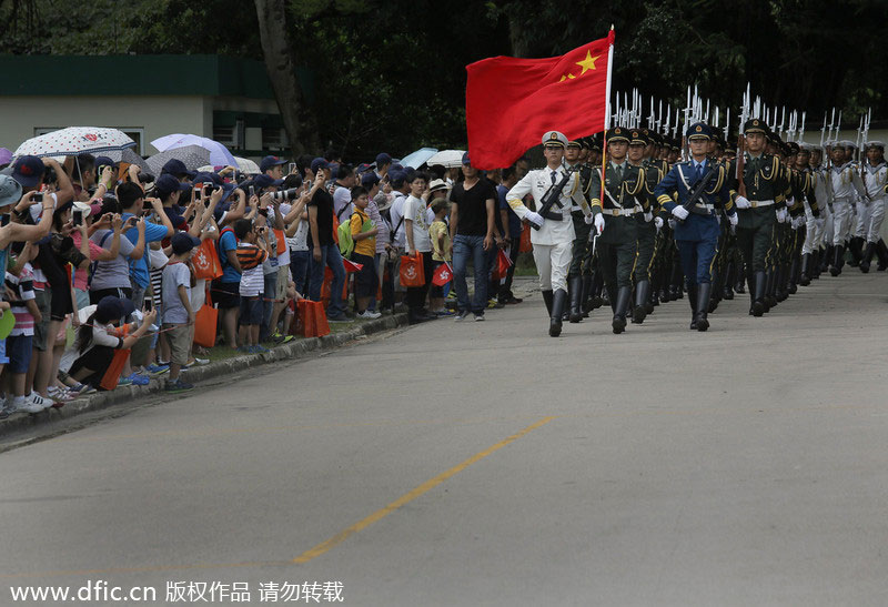 PLA Hong Kong garrison opens bases to public