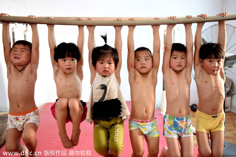 Child gymnasts all the rage in E China