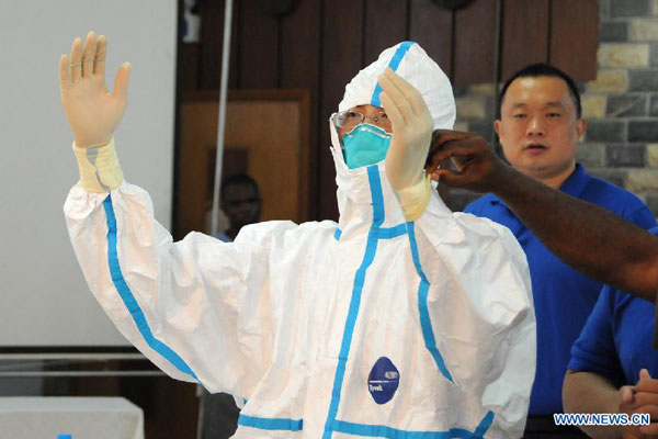 Chinese medics train Sierra Leone health workers