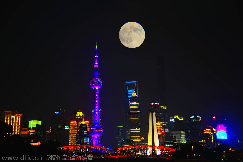In pictures: moon of Mid-Autumn Festival