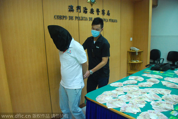Money laundering suspects nabbed in Macao