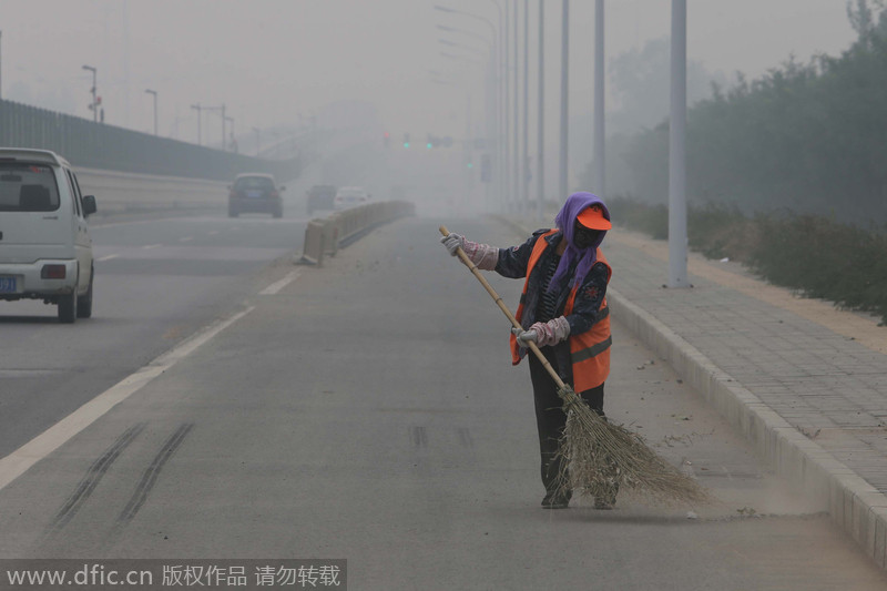Life amid smog in northern and central China