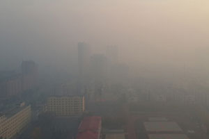 China chokes on smog