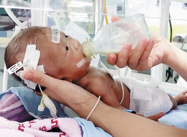 'Miracle' premature baby ready to go home