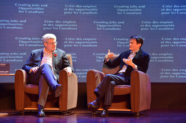 Canadian PM meets Alibaba's Jack Ma for SME growth
