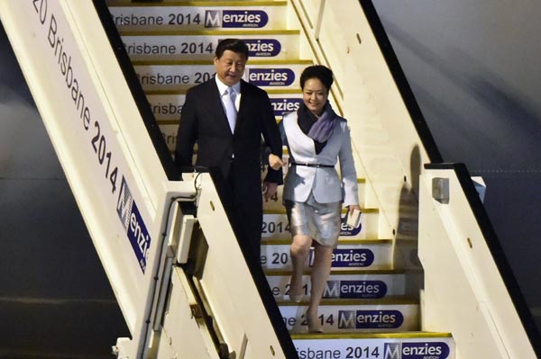 Xi starts busy schedule with G20