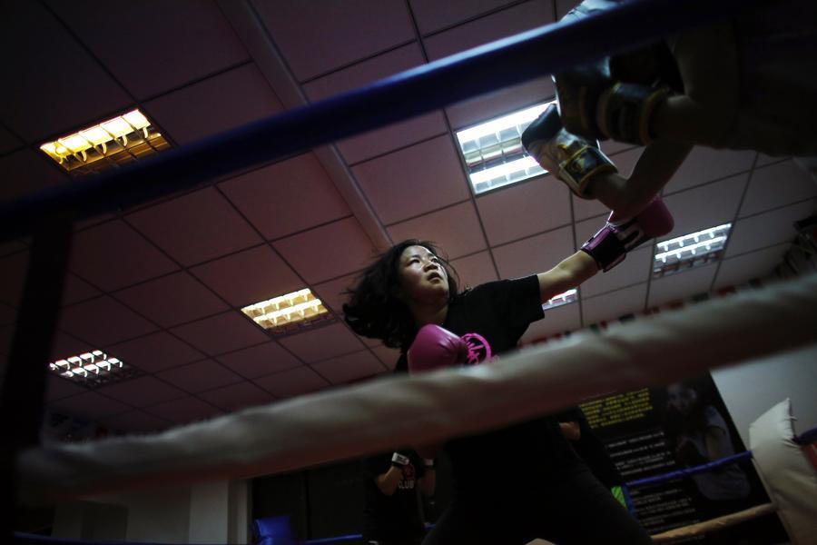 Women's boxing club a hit in Shanghai