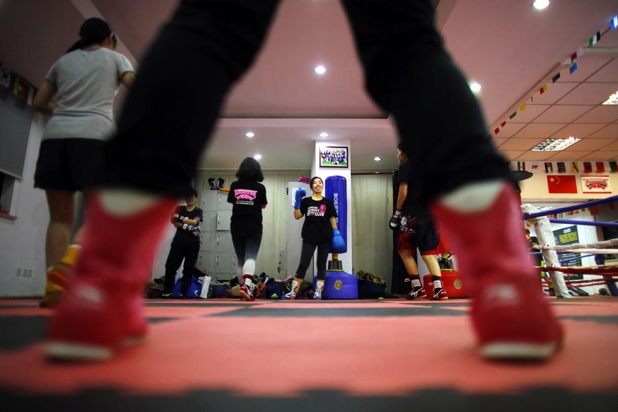Women's boxing club a hit in Shanghai