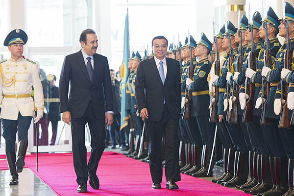 Chinese premier arrives in Kazakhstan for visit, SCO meeting