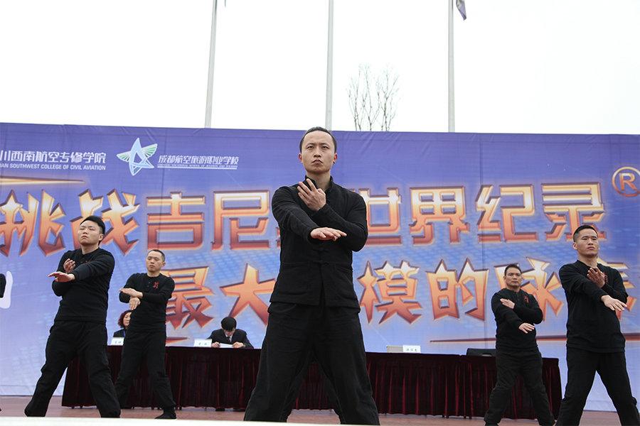 Wing Chun performance breaks Guinness record