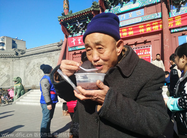 Laba Festival celebrated with free porridge