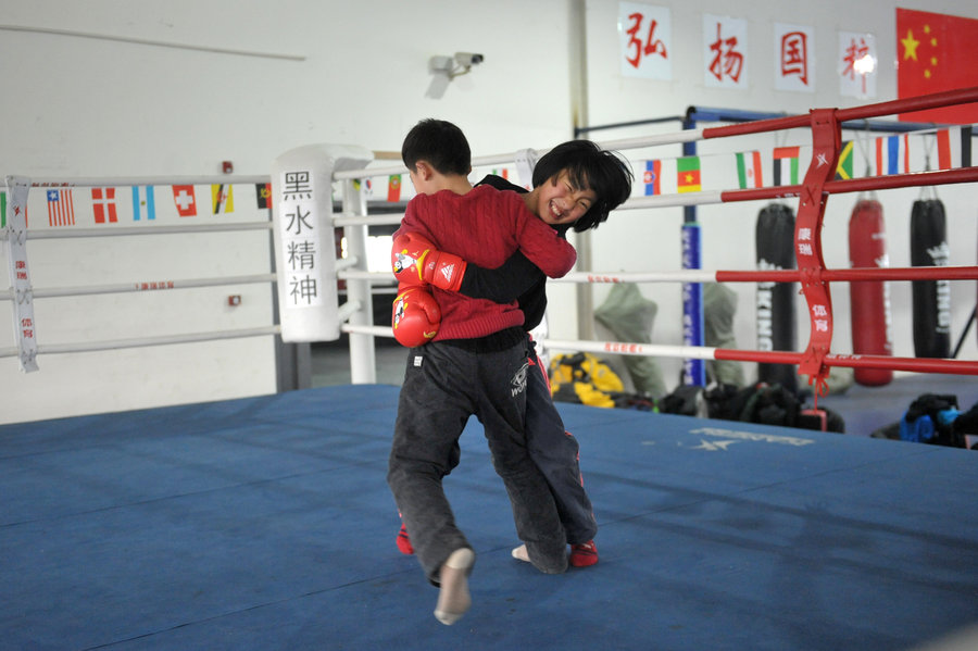 Boxing club makes man out of boys