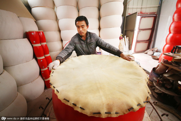 The craft of drum-making