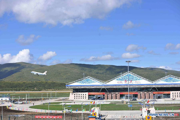 China has 15 high plateau airports