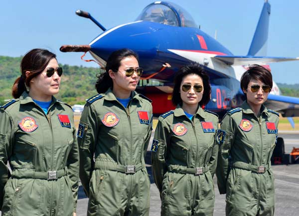 China's first female fighter pilots claim their half of sky