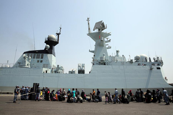 China helps 10 countries evacuate nationals from Yemen