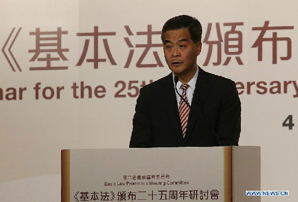 Civil nomination breaks Basic Law: HK chief executive