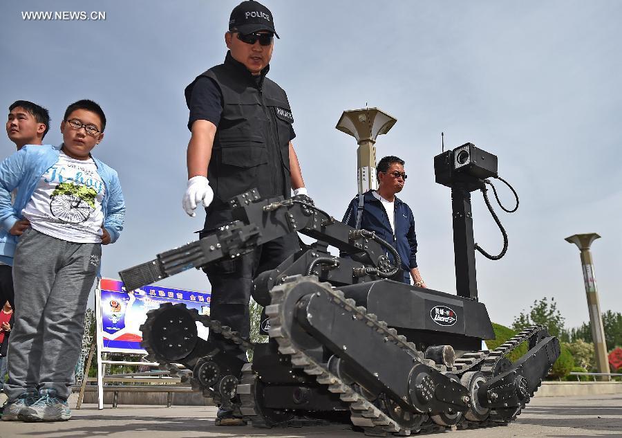 Anti-terror equipment display event in Yinchuan