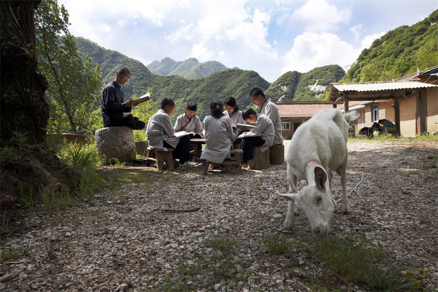 Classical private school in Qinling Mountain