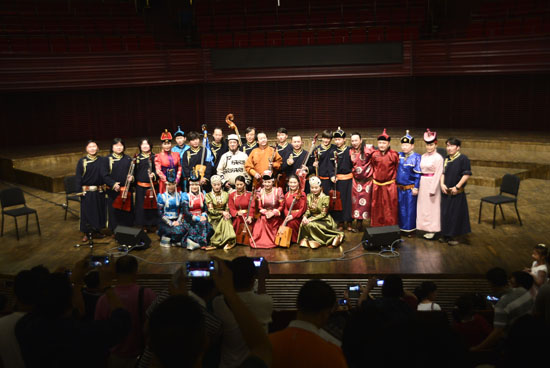 Original Inner Mongolian music plays in ICIF