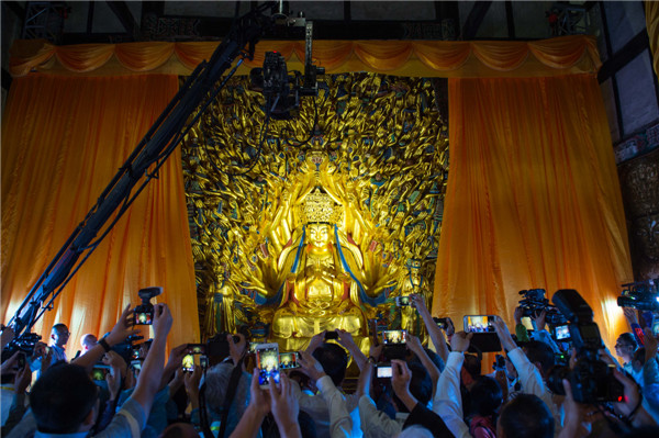 China restores 800-year-old Buddha statue