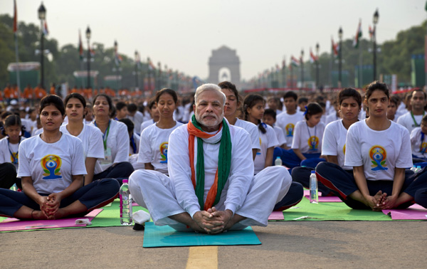 Millions in harmony on Yoga Day