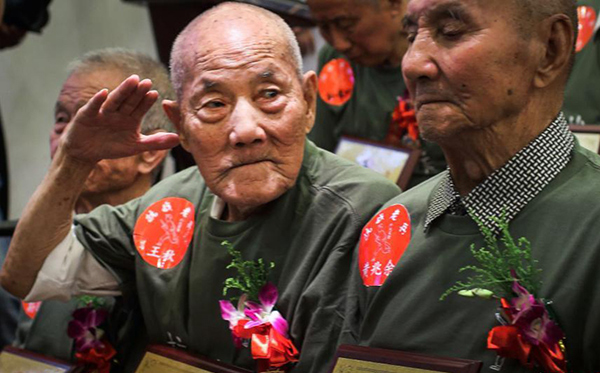 Chinese veterans recall fierce fighting in WWII