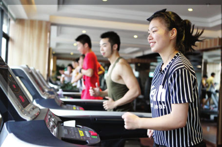Newcomers plan to muscle in on China's gyms