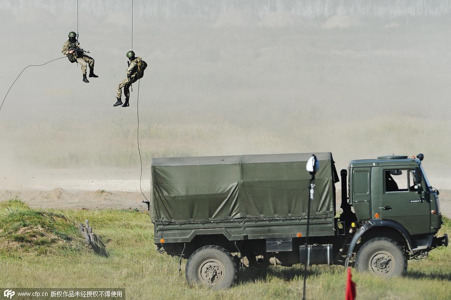 17 armed forces take part in Russia military contest