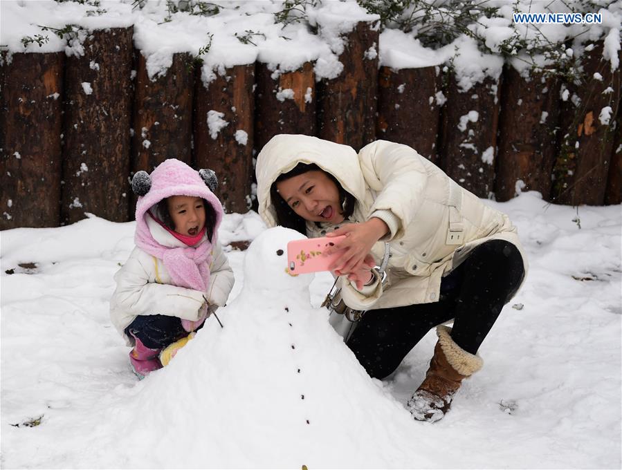 Heavy snowfall hits vast area of N China