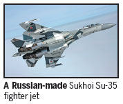 Russian jet fighters 'to enhance the PLA'