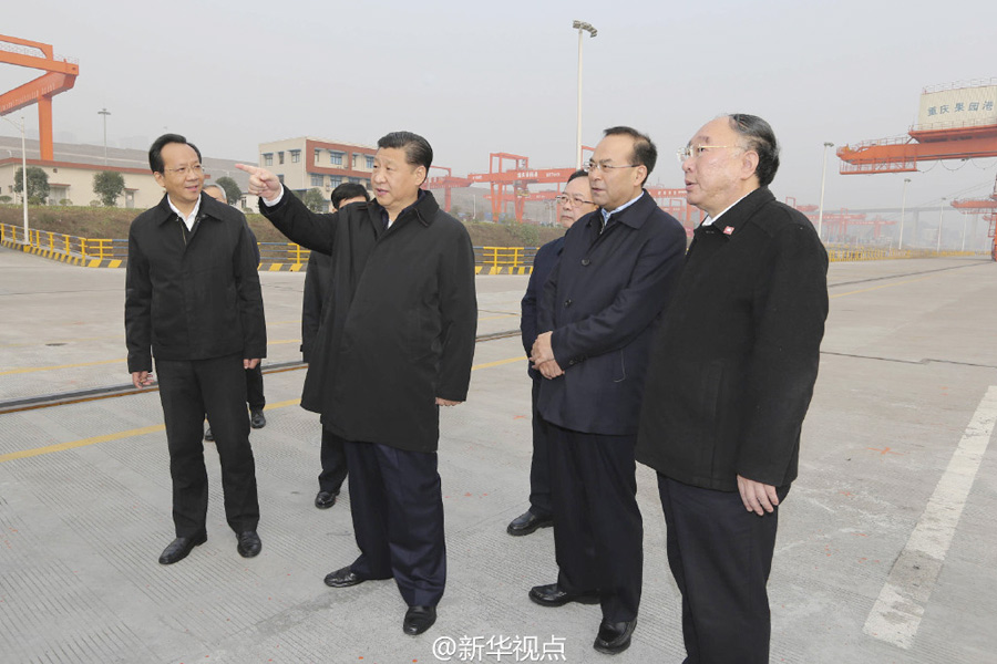 Xi begins new year with visit in Southwest China's Chongqing